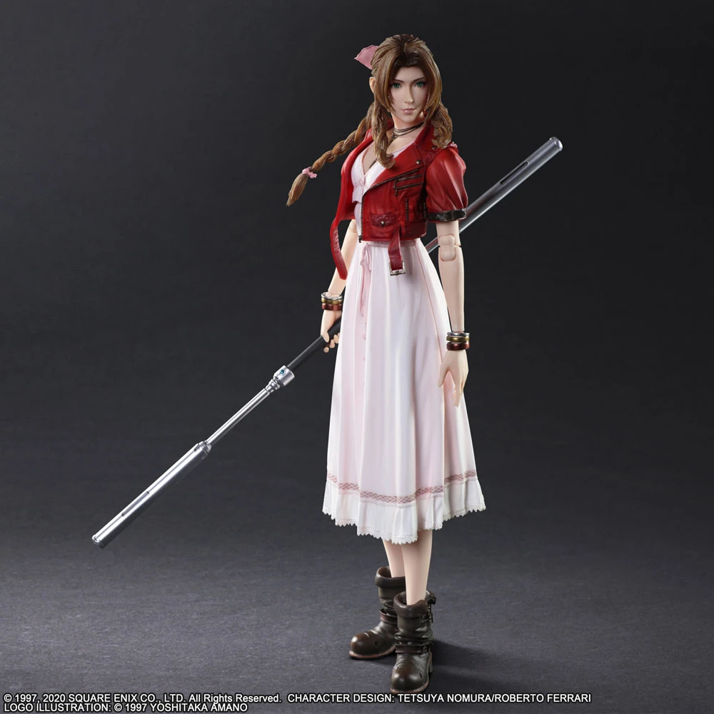 SQUARE ENIX FINAL FANTASY VII REMAKE PLAY ARTS -KAI- AERITH GAINSBOROUGH ACTION FIGURE 9 SQUARE ENIX FINAL FANTASY VII REMAKE PLAY ARTS -KAI- AERITH GAINSBOROUGH ACTION FIGURE - Image 7