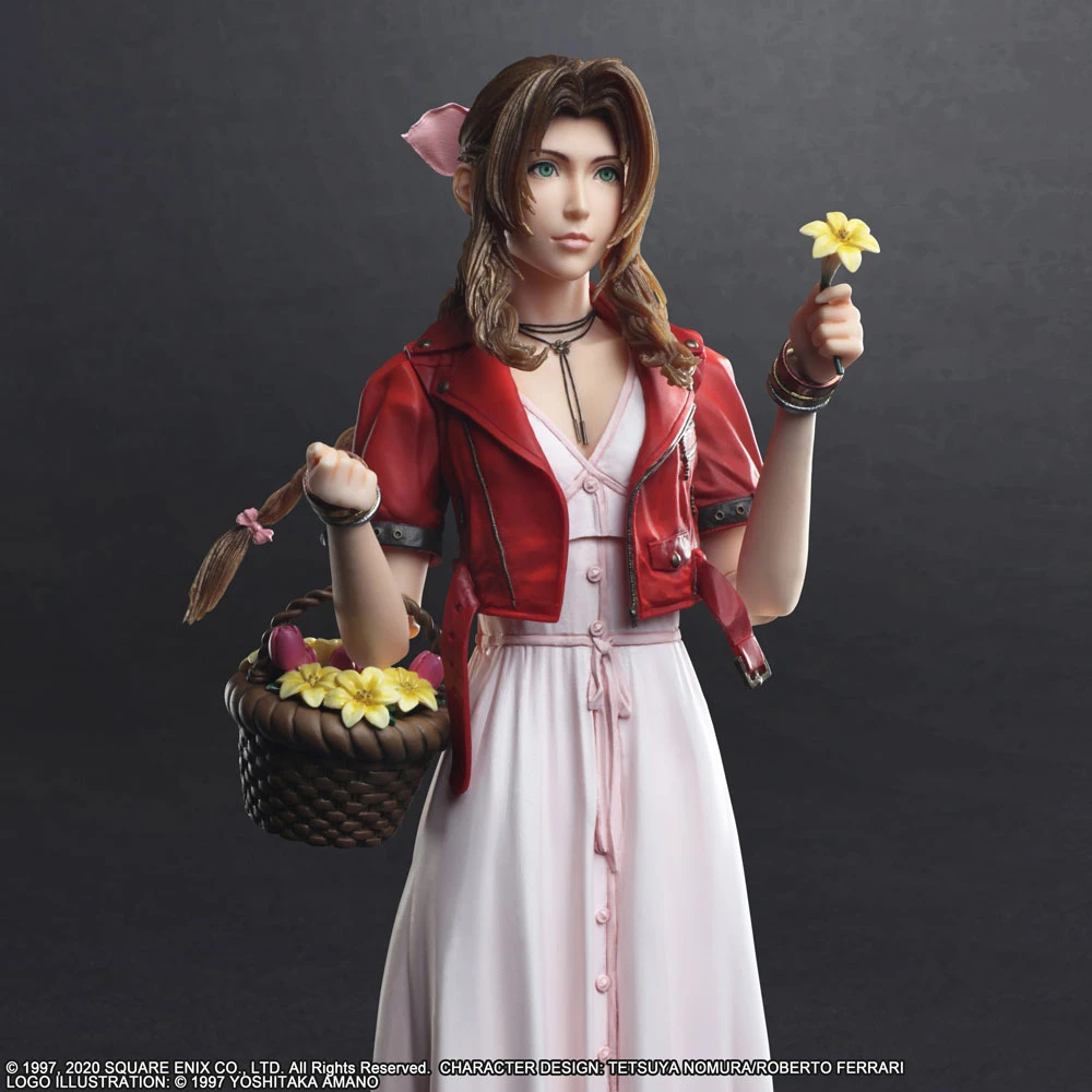 SQUARE ENIX FINAL FANTASY VII REMAKE PLAY ARTS -KAI- AERITH GAINSBOROUGH ACTION FIGURE 6 SQUARE ENIX FINAL FANTASY VII REMAKE PLAY ARTS -KAI- AERITH GAINSBOROUGH ACTION FIGURE - Image 4