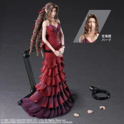 SQUARE ENIX FINAL FANTASY VII REMAKE PLAY ARTS -KAI- AERITH GAINSBOROUGH DRESS VER ACTION FIGURE -US Model Figures Sales 2024 SQ35747 7 97142.1633160333