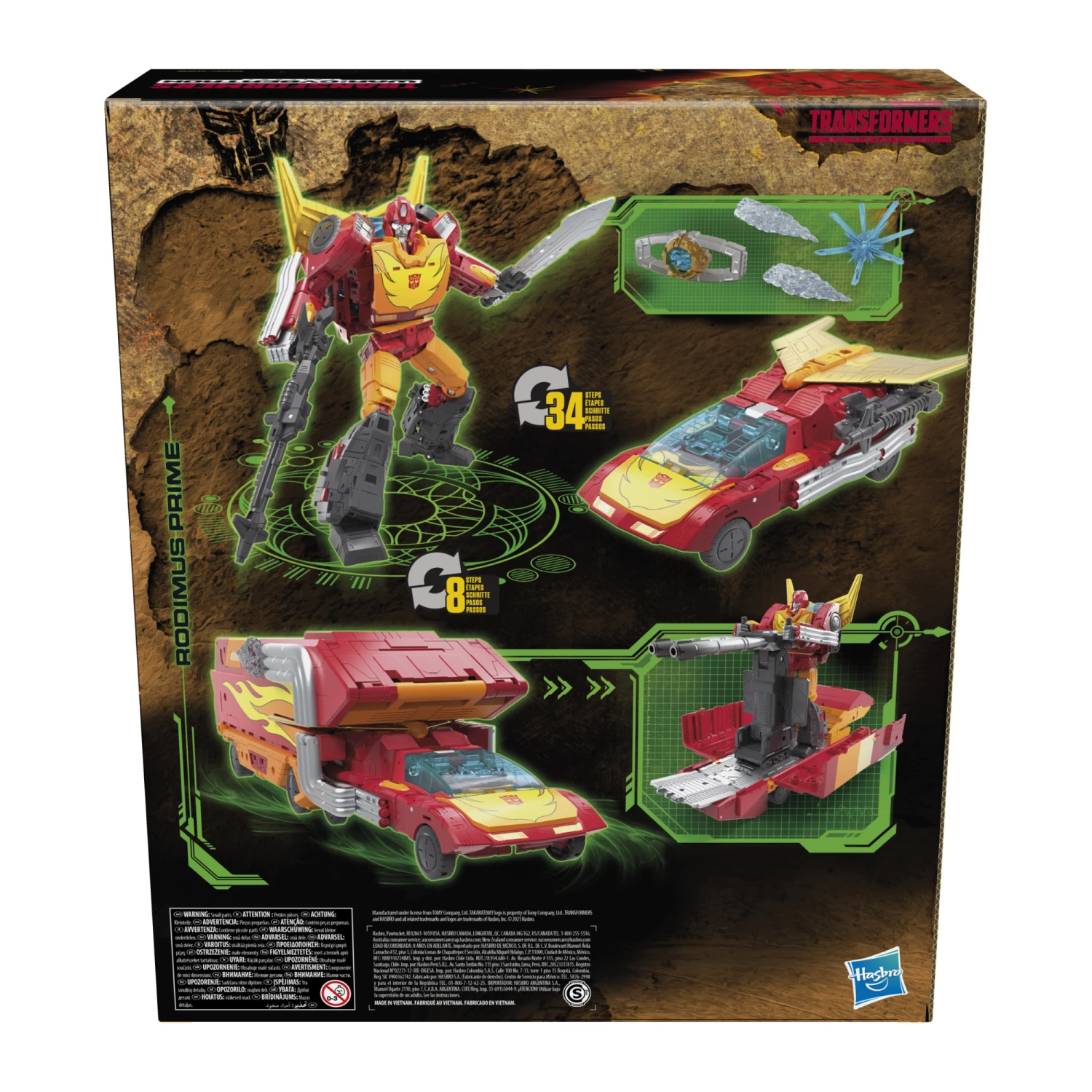 HASBRO TRANSFORMERS WAR FOR CYBERTRON: KINGDOM COMMANDER RODIMUS PRIME ACTION FIGURE 12 HASBRO TRANSFORMERS WAR FOR CYBERTRON: KINGDOM COMMANDER RODIMUS PRIME ACTION FIGURE - Image 10