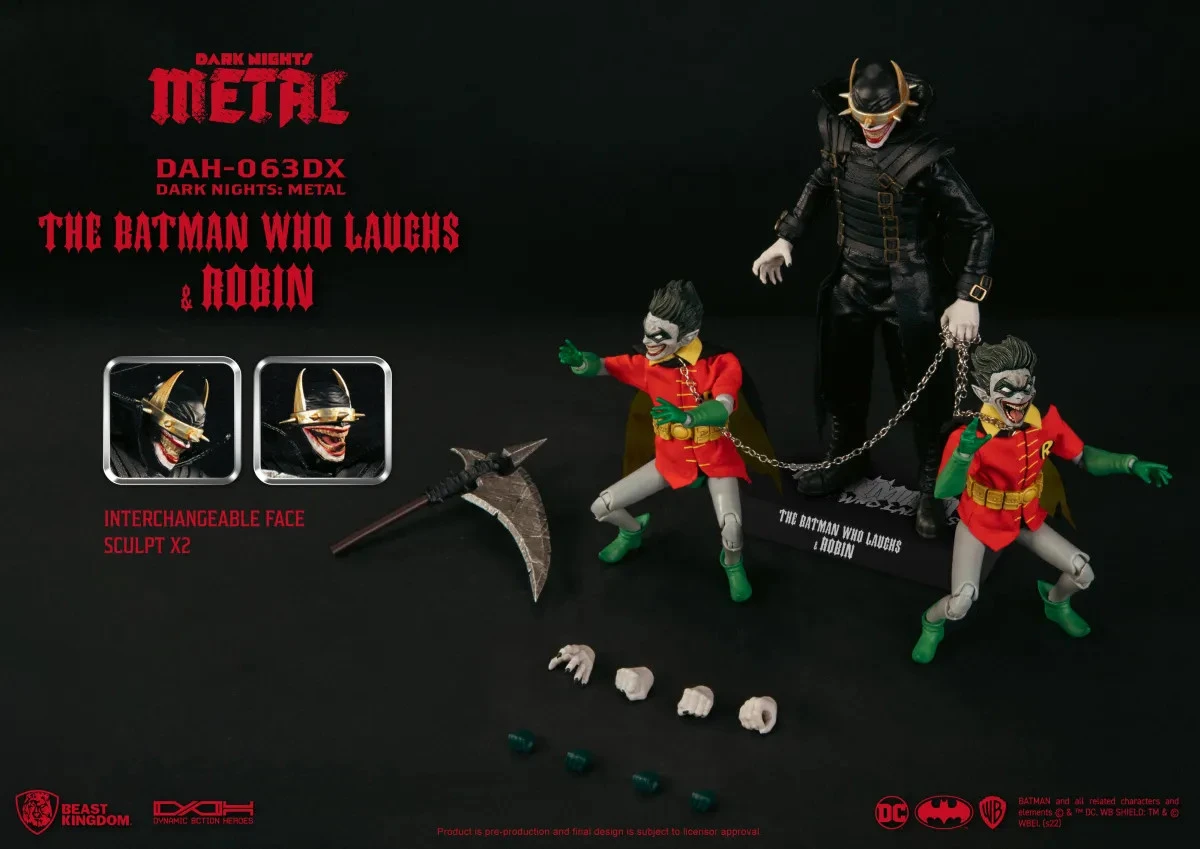 Beast Kingdom FCBD 2023 Dark Nights: Metal - Batman Who Laughs With Robins PX Action Figure Set DAH063DX 9 Beast Kingdom FCBD 2023 Dark Nights: Metal - Batman Who Laughs With Robins PX Action Figure Set DAH063DX - Image 7
