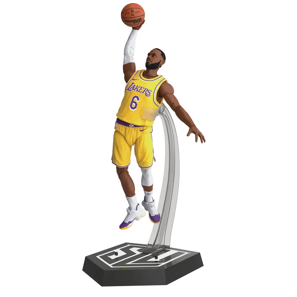Hasbro Toy NBA Starting Lineup Series 1 6" Scale Action Figure Set Of 8 6 Hasbro Toy NBA Starting Lineup Series 1 6" Scale Action Figure Set Of 8 - Image 4