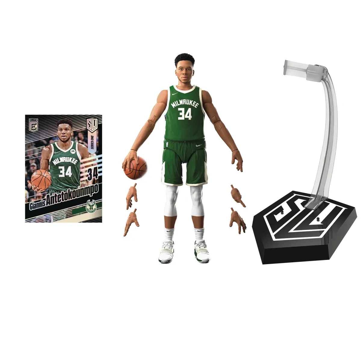 Hasbro Toy NBA Starting Lineup Series 1 6" Scale Action Figure Set Of 8 16 Hasbro Toy NBA Starting Lineup Series 1 6" Scale Action Figure Set Of 8 - Image 14