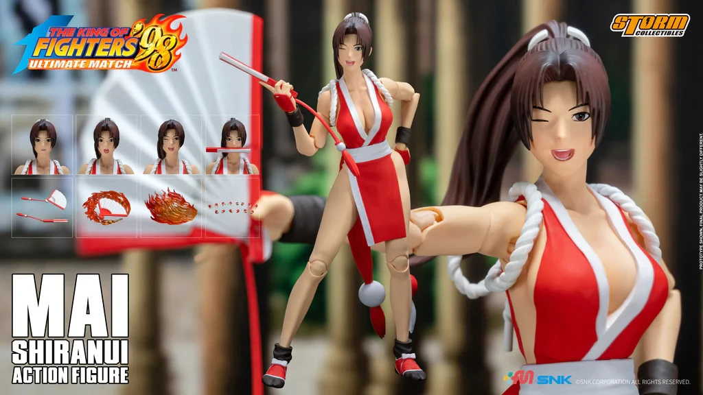 Storm Collectibles "The King Of Fighters'98 Ultimate Match" - Mai Shiranui 1/12 Scale Action Figure 22 Storm Collectibles "The King Of Fighters'98 Ultimate Match" - Mai Shiranui 1/12 Scale Action Figure - Image 20