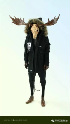 BLACK 13 PARK - BLACK LABORARY SERIES 5TH ANNIVERSARY SUPER SPECIAL - WHITE LONGHORN REINDEER 1/6 SCALE ACTION FIGURE SET -US Model Figures Sales 2024 bmvp 79756.1548804562