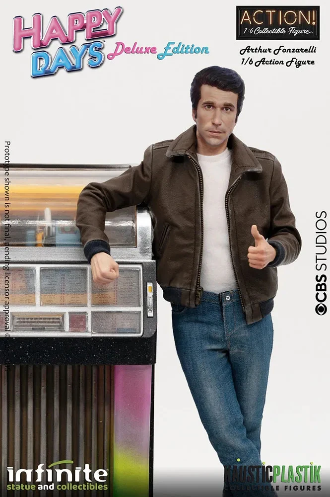Infinite Statue Fonzie Deluxe Happy Days 1/6 Scale Action Figure With Juke Box 6 Infinite Statue Fonzie Deluxe Happy Days 1/6 Scale Action Figure With Juke Box - Image 4