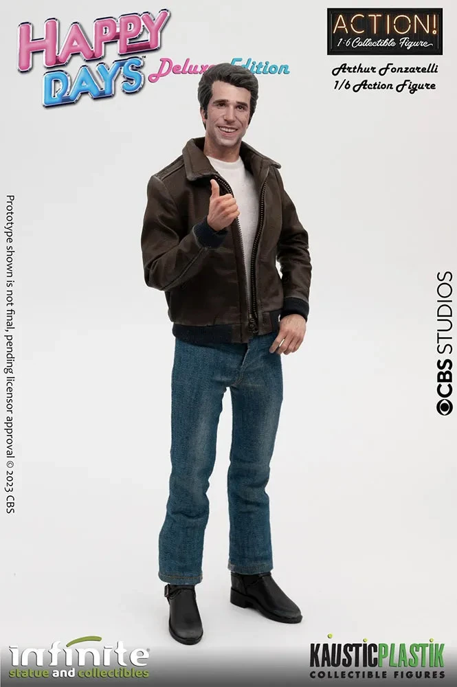 Infinite Statue Fonzie Deluxe Happy Days 1/6 Scale Action Figure With Juke Box 8 Infinite Statue Fonzie Deluxe Happy Days 1/6 Scale Action Figure With Juke Box - Image 6