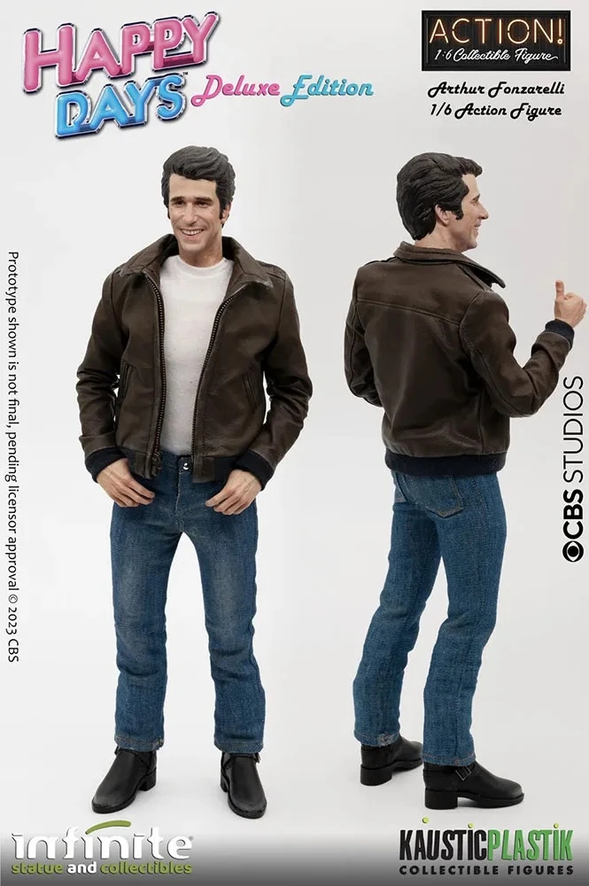 Infinite Statue Fonzie Deluxe Happy Days 1/6 Scale Action Figure With Juke Box 5 Infinite Statue Fonzie Deluxe Happy Days 1/6 Scale Action Figure With Juke Box - Image 3