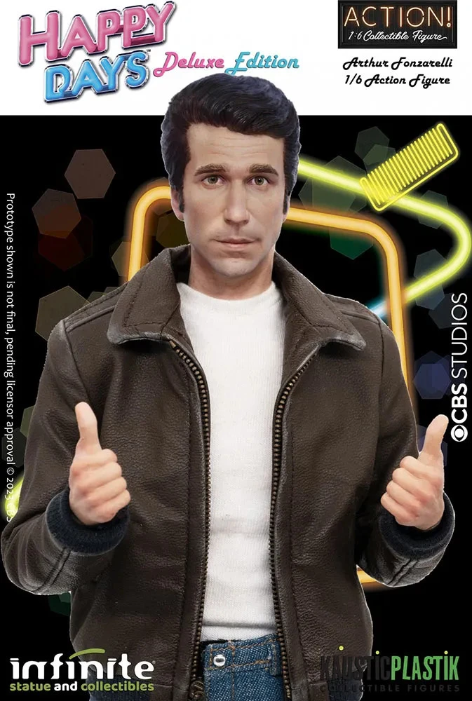 Infinite Statue Fonzie Deluxe Happy Days 1/6 Scale Action Figure With Juke Box 9 Infinite Statue Fonzie Deluxe Happy Days 1/6 Scale Action Figure With Juke Box - Image 7