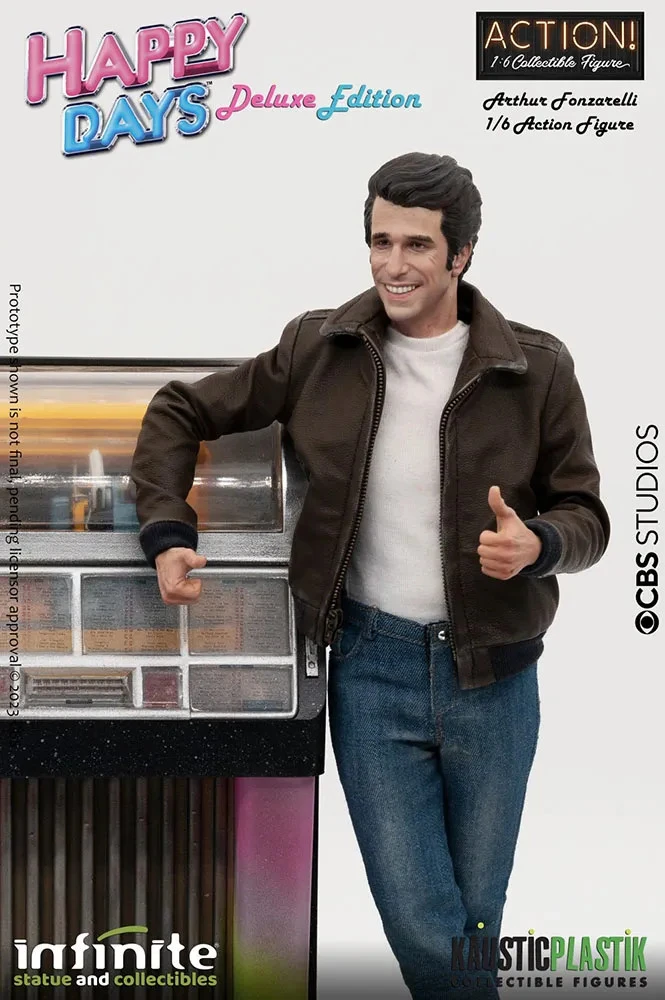 Infinite Statue Fonzie Deluxe Happy Days 1/6 Scale Action Figure With Juke Box 12 Infinite Statue Fonzie Deluxe Happy Days 1/6 Scale Action Figure With Juke Box - Image 10
