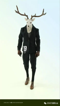 BLACK 13 PARK - BLACK LABORARY SERIES 5TH ANNIVERSARY SUPER SPECIAL - WHITE LONGHORN REINDEER 1/6 SCALE ACTION FIGURE SET -US Model Figures Sales 2024 h9no 75524.1548804562
