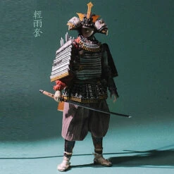 JPT Design X Pop Costume Japanese Female Samurai Aoiro (Blue Girl) 1/6 Scale Action Figure Light Rain Version JPT001