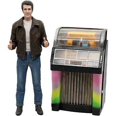 Infinite Statue Fonzie Deluxe Happy Days 1/6 Scale Action Figure With Juke Box 4 Infinite Statue Fonzie Deluxe Happy Days 1/6 Scale Action Figure With Juke Box - Image 2