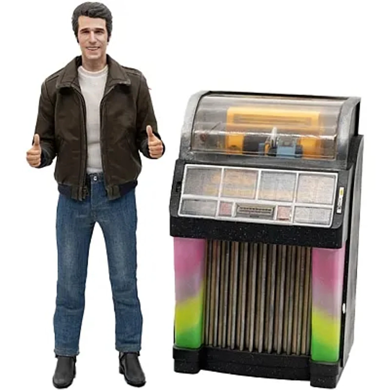 Infinite Statue Fonzie Deluxe Happy Days 1/6 Scale Action Figure With Juke Box 3 Infinite Statue Fonzie Deluxe Happy Days 1/6 Scale Action Figure With Juke Box