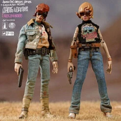 Damtoys X CoalDog Death Gas Station Series - Canyon Sisters 1/12 Scale Action Figure Combo Set PES028