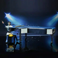 NECA Elton John (Live In '75) 8" Clothed Action Figure With Piano