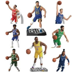 Hasbro Toy NBA Starting Lineup Series 1 6" Scale Action Figure Set Of 8