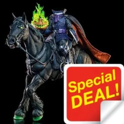 Four Horsemen Studios Figura Obscura: Headless Horseman Spectral Green Edition 6" Scale Action Figure Set