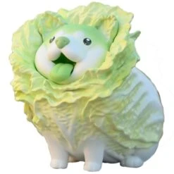 ANIMAL PLANET X DODOWO VEGETABLE FAIRIES FIGURE COLLECTION - CABBAGE DOG RESIN FIGURE -US Model Figures Sales 2024 h 71879.1623887561