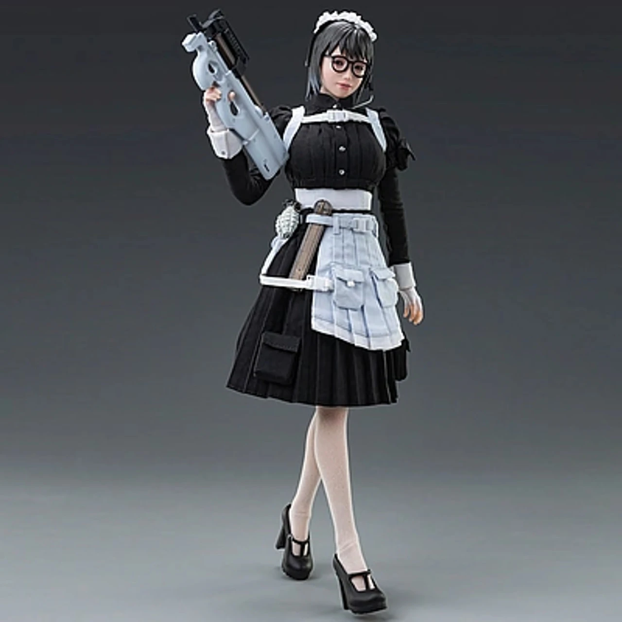 I8TOYS Serene Hound Troop Cerberus Maid Team - Be 1/6 Scale Action Figure 501S614-B 2 I8TOYS Serene Hound Troop Cerberus Maid Team - Be 1/6 Scale Action Figure 501S614-B