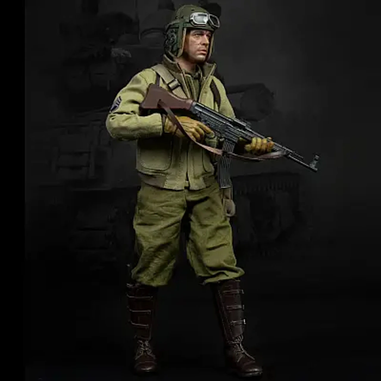 Facepool US Army 2nd Armored Division Staff Sergeant Tank Commander 1/6 Scale Action Figure Standard Edition FP-009A 3 Facepool US Army 2nd Armored Division Staff Sergeant Tank Commander 1/6 Scale Action Figure Standard Edition FP-009A