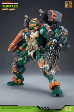 HeatBoys X SNAP TMNT Michelangelo Ultimate Alloy Mecha Figure HB0014 -US Model Figures Sales 2024 hb0014 michaelangelo 16 88805.1684909416