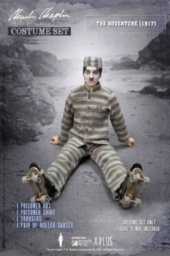 Star Ace Toys My Favorite Movie Series - Charlie Chaplin "The Adventure" 1917 Prisoner 1/6 Scale Costume Set SA0110C -US Model Figures Sales 2024 image001 02162.1651619506