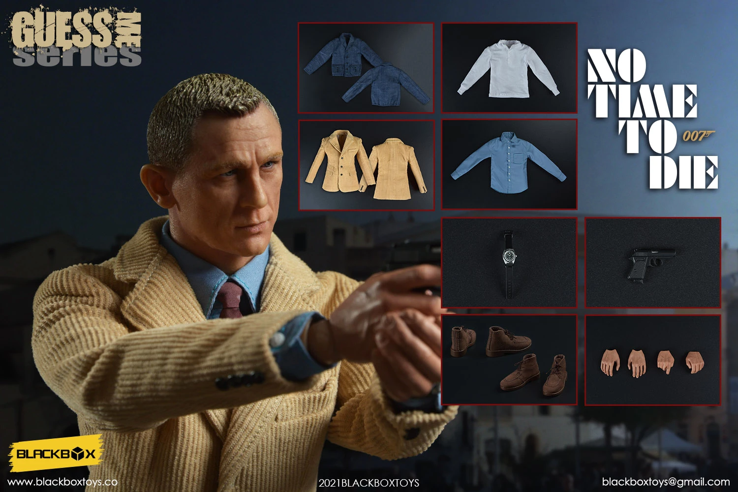 BLACKBOX TOYS GUESS ME SERIES - AGENT NO TIME TO DIE 1/6 SCALE ACTION FIGURE BBT9025 20 BLACKBOX TOYS GUESS ME SERIES - AGENT NO TIME TO DIE 1/6 SCALE ACTION FIGURE BBT9025 - Image 18