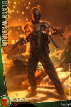TWTOYS BLACK WARRIOR 1/12 SCALE ACTION FIGURE TW 2140
