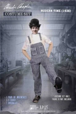 Star Ace Toys My Favorite Movie Series - Charlie Chaplin "Modern Time" 1936 Worker 1/6 Scale Costume Set SA0110B -US Model Figures Sales 2024 image003 64507.1651619813