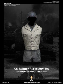 FACEPOOL FIGURE WWII US 2ND RANGER BATTALION - FRANCE 1944 1/6 SCALE ACCESSORIES SET FP-004C -US Model Figures Sales 2024 image007 77805.1627020562