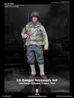FACEPOOL FIGURE WWII US 2ND RANGER BATTALION - FRANCE 1944 1/6 SCALE ACCESSORIES SET FP-004C