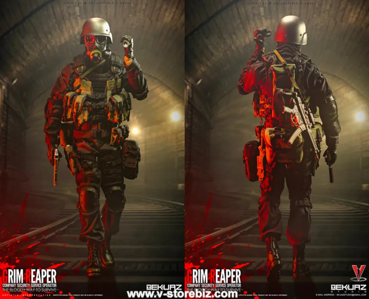 EKUAZ Studio Grim Reaper - The Bloody Way To Survive 1/6 Scale Action Figure 10 EKUAZ Studio Grim Reaper - The Bloody Way To Survive 1/6 Scale Action Figure - Image 8