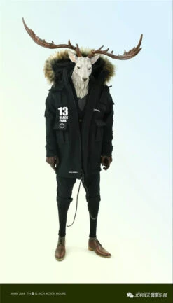 BLACK 13 PARK - BLACK LABORARY SERIES 5TH ANNIVERSARY SUPER SPECIAL - WHITE LONGHORN REINDEER 1/6 SCALE ACTION FIGURE SET -US Model Figures Sales 2024 modt 96561.1548804563