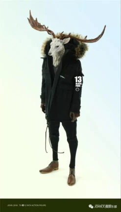 BLACK 13 PARK - BLACK LABORARY SERIES 5TH ANNIVERSARY SUPER SPECIAL - WHITE LONGHORN REINDEER 1/6 SCALE ACTION FIGURE SET -US Model Figures Sales 2024 ndtz 17332.1548804563