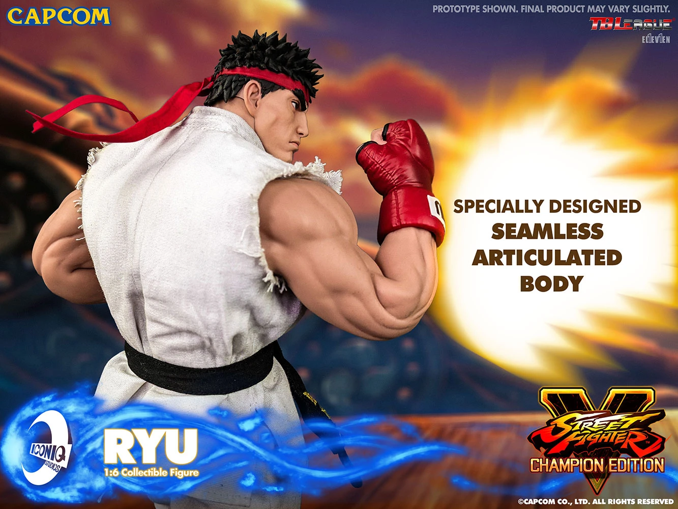 ICONIQ STUDIOS "STREET FIGHTER V" RYU 1/6 SCALE ACTION FIGURE 11 ICONIQ STUDIOS "STREET FIGHTER V" RYU 1/6 SCALE ACTION FIGURE - Image 9