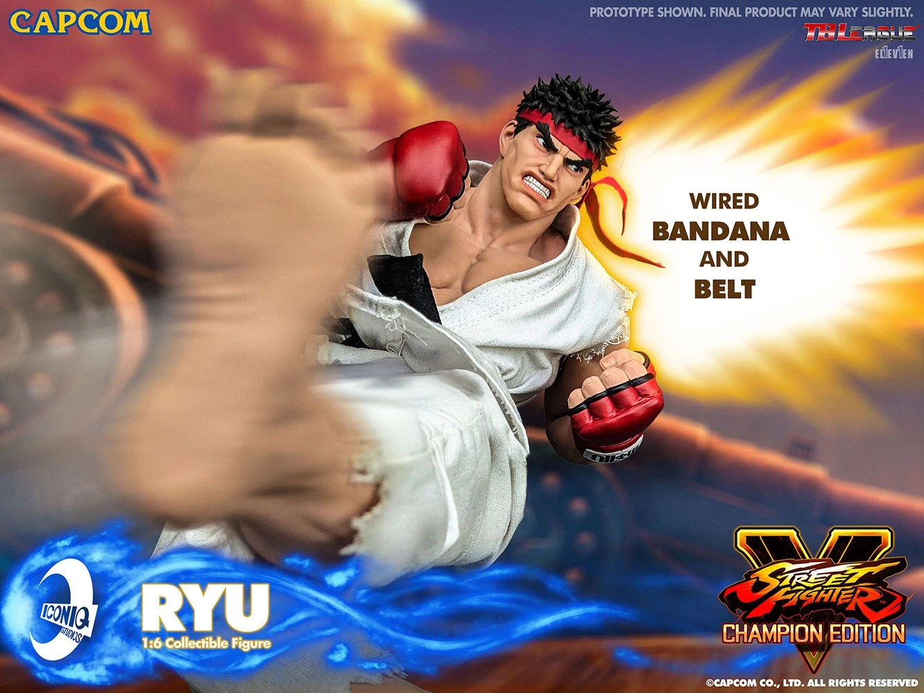 ICONIQ STUDIOS "STREET FIGHTER V" RYU 1/6 SCALE ACTION FIGURE 17 ICONIQ STUDIOS "STREET FIGHTER V" RYU 1/6 SCALE ACTION FIGURE - Image 15