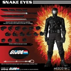 Mezco Toys One:12 Collective G.I. Joe: Snake Eyes 1/12 Scale Action Figure Deluxe Edition -US Model Figures Sales 2024 x800 12683 71826.1646264015
