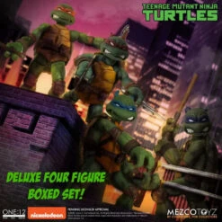 Mezco Toyz One:12 Collective Teenage Mutant Ninja Turtles 1/12 Scale Action Figure Deluxe Boxed Set -US Model Figures Sales 2024 x800 14021 02162.1672878820