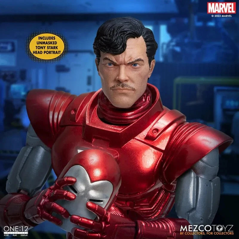 Mezco Toyz One:12 Collective Marvel Iron Man: Silver Centurion Edition 1/12 Scale Action Figure 13 Mezco Toyz One:12 Collective Marvel Iron Man: Silver Centurion Edition 1/12 Scale Action Figure - Image 11