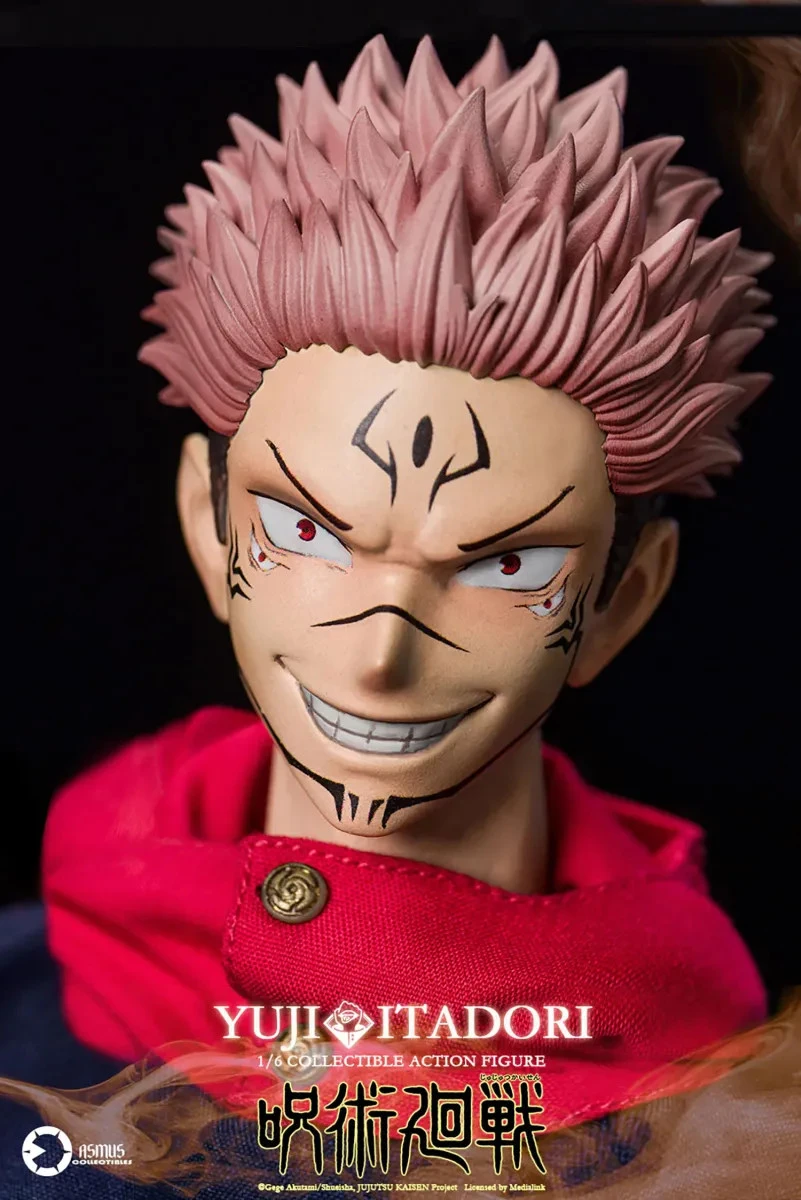 Asmus Toys Jujutsu Kaisen - Yuji Itadori 1/6 Scale Action Figure JJKS02A 7 Asmus Toys Jujutsu Kaisen - Yuji Itadori 1/6 Scale Action Figure JJKS02A - Image 6